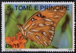 Sellos de Africa - Santo Tom� y Principe -  Mariposas