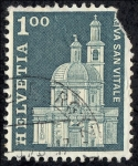 Stamps Switzerland -  Edificios y monumentos
