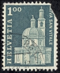 Stamps : Europe : Switzerland :  Edificios y monumentos