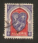 Sellos de Africa - Argelia -  escudo de la ciudad de argel