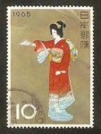 Stamps : Asia : Japan :  mujer