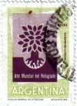 Stamps Argentina -  Año mundial del refugiado. Argentina