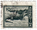 Stamps Argentina -  Yacaré. Argentina