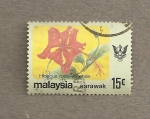 Sellos del Mundo : Asia : Malaysia : Hibiscus sinensis