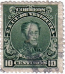 Stamps Venezuela -  Bolivar. E.E.U.U. de  Venezuela