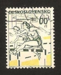 Sellos del Mundo : Europa : Checoslovaquia : 1370 - Universiadas en Brno, atletismo