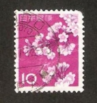 Sellos del Mundo : Asia : Japn :  677- Flores