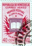 Stamps Venezuela -  I festival del libro de America. República de Venezuela