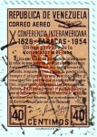 Stamps Venezuela -  X conferencia internacional 1828-1854 Caracas