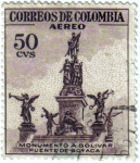 Sellos de America - Colombia -  Monumento a Bolivar puente de Boyaca. Colombia
