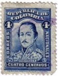 Stamps Colombia -  Santander. República de Colombia