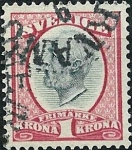 Stamps Sweden -  Efigie de Oscar II