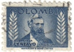 Stamps Colombia -  Ezequiel Uriocoechea. Colombia