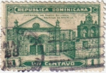 Stamps Dominican Republic -  Catedral de santo Domingo, primada de America