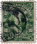 Stamps Ecuador -  García Moreno. República del Ecuador