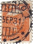 Stamps Peru -  Paisaje agrícola. Perú