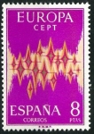 Stamps Spain -  Europa - C.E.P.T. Alegorías.Estrellas.