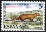 Stamps Spain -  Fauna hispánica. Meloncillo.