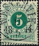 Stamps Europe - Sweden -  Cifra