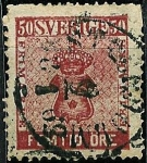 Stamps Europe - Sweden -  Escudo valor en ÖRE