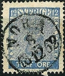 Stamps Sweden -  Escudo valor en ÖRE