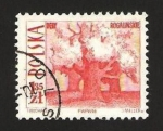 Stamps : Europe : Poland :  1561 - Flora, árbol centenario