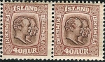 Stamps Iceland -  Federico VIII y Cristian IX