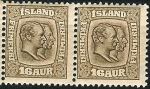 Stamps Europe - Iceland -  Federico VIII y Cristian IX