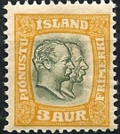 Stamps Iceland -  Federico VIII y Cristian IX