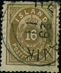 Sellos de Europa - Islandia -  Tipo de 1873