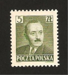 Stamps Poland -  574 - Presidente Bierut
