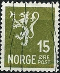 Sellos de Europa - Noruega -  León rampante