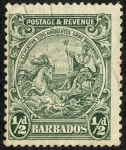 Stamps : America : Barbados :  Rey y caballos