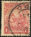 Stamps Barbados -  Rey y caballos