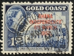 Stamps Ghana -  Edificios y monumentos