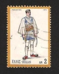 Stamps Greece -  traje tipico