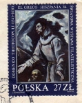 Stamps Poland -  centenario de el greco