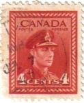 Stamps Canada -  Rey Jorge VI. Canadá