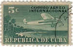 Stamps America - Cuba -  Correo aéreo nacional. República de Cuba