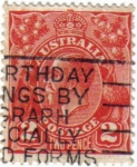 Stamps : Oceania : Australia :  Jorge V. Australia