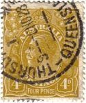 Stamps Australia -  Jorge V. Australia