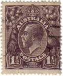 Stamps Australia -  Jorge V. Australia