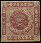 Stamps Danish West Indies -  Corona