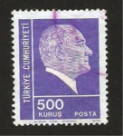 Stamps Turkey -  mustafa kemal ataturk, presidente