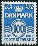 Stamps Denmark -  Cifra