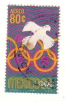 Stamps : America : Mexico :  Olimpiadas