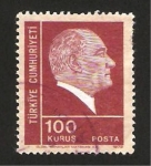 Stamps : Asia : Turkey :  Presidente Mustafá Kemal Ataturk