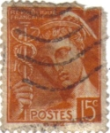 Stamps : Europe : France :  Postes. República Francesa