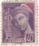 Sellos de Europa - Francia -  Postes. República Francesa