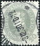 Stamps : Europe : Denmark :  Conmemorativos del 60º aniversario del rey